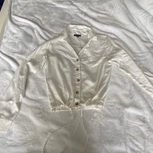 Long sleeve white shirt
